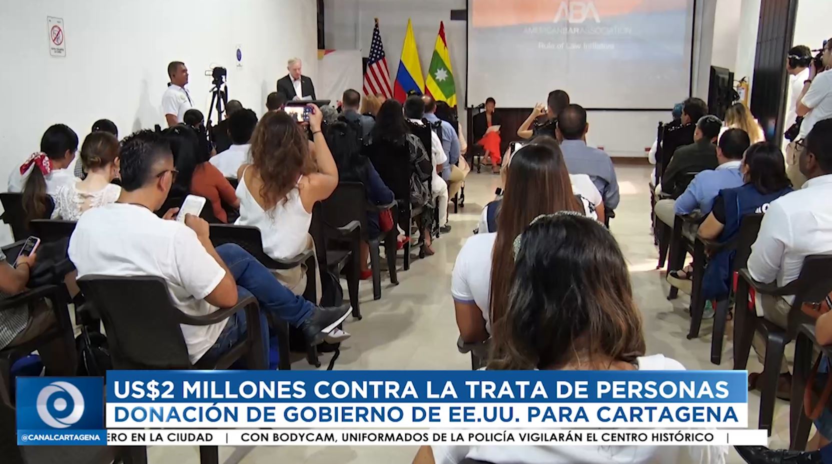 US 2 MILLONES CONTRA LA TRATA DE PERSONAS DONACIÓN DE GOBIERNO DE EE UU